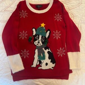 32 Degrees Red Festive Dog Sweater